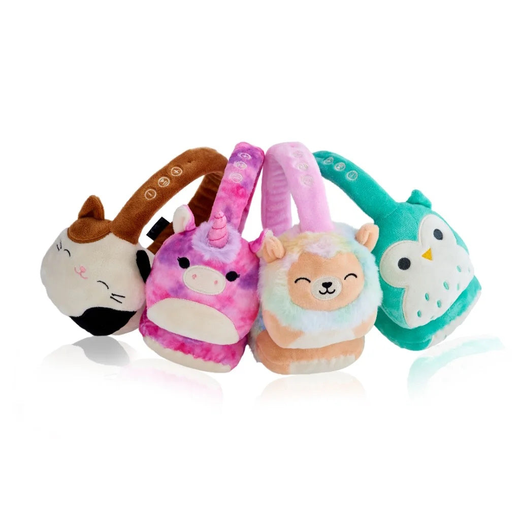 Lazerbuilt Squishmallows Fifi the Fox – Λούτρινα Ασύρματα Παιδικά Ακουστικά με Μικρόφωνο