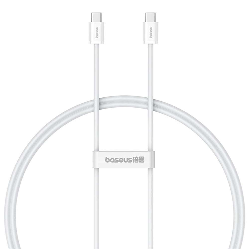 Baseus Superior 2 USB 2.0 Cable USB-C male - USB-C 100W PD Λευκό 1m