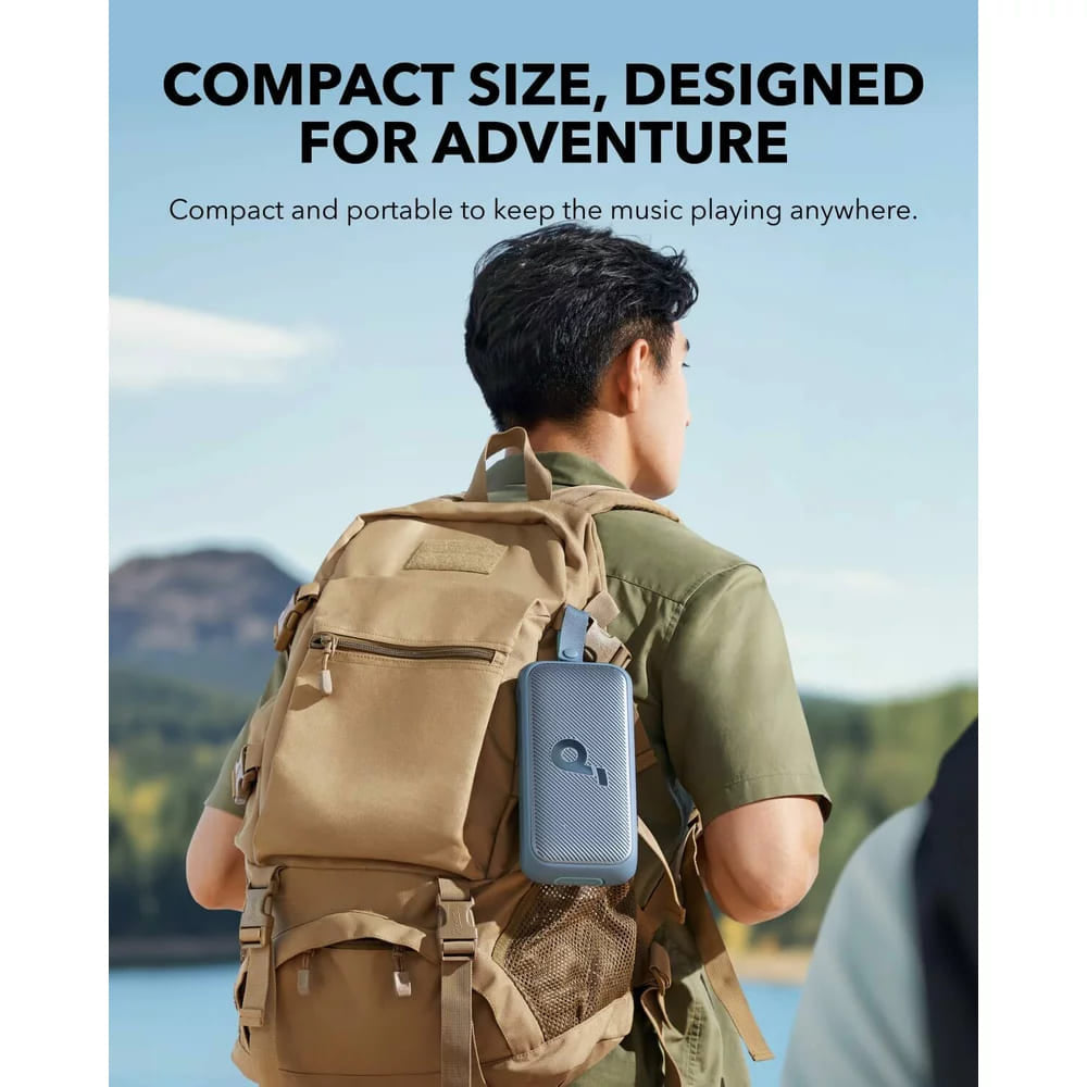 Anker - Wireless Speaker SoundCore Motion 300 (A3135031) - Hi-Res, BassUp, SmartTune, IPX7, 30W - Frost Blue