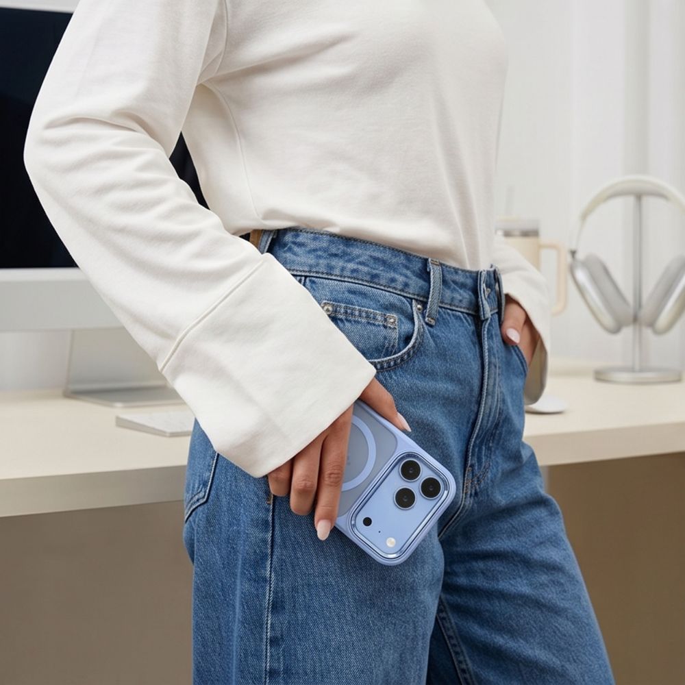 Θήκη Tech-Protect MAGMAT MagSafe CC iPhone 17 PRO / 18 PRO Light Blue/Διάφανο - iPhone 17 Pro