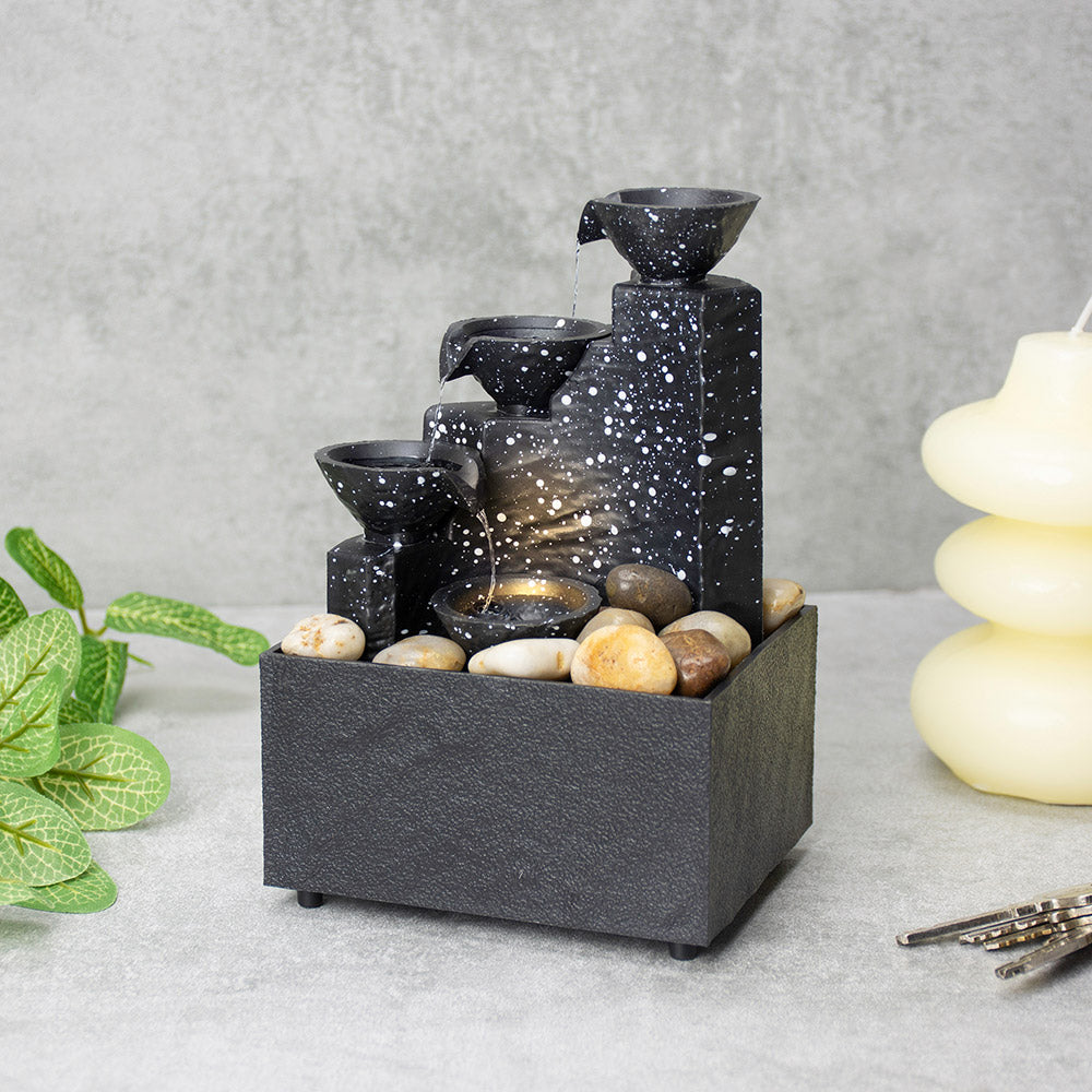 The Source – Tabletop Cascading Fountain – Τάση γαλήνης & zen design για το σπίτι ή το γραφείο