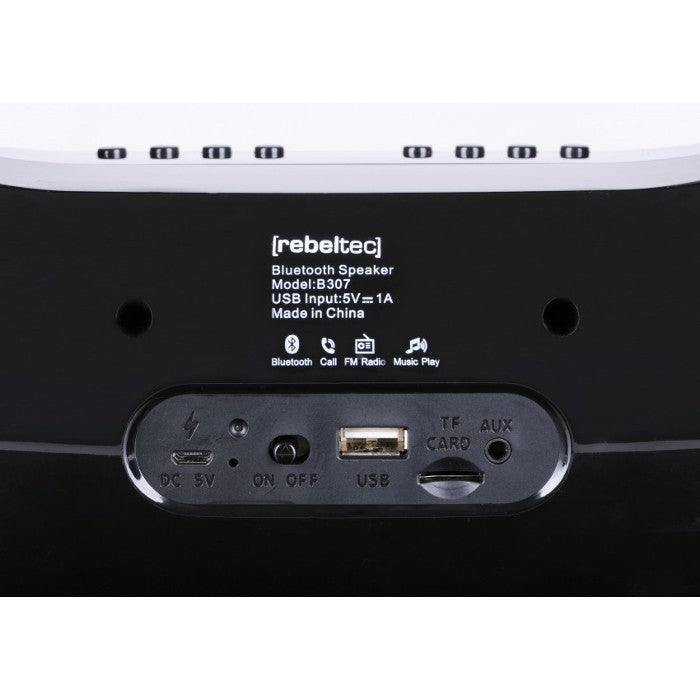 Rebeltec rebeltec Soundbox 320 Bluetooth Speaker (16W RMS) BT FM USB - Φορητό Ηχείο Bluetooth σε Μαύρο χρώμα
