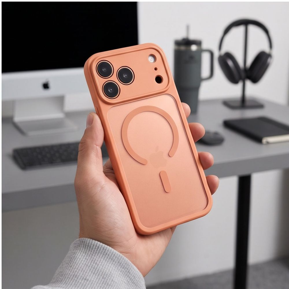 Θήκη Tech-Protect BASICMAG MagSafe iPhone 17 PRO / 18 PRO Cosmic Orange Ματ - iPhone 17 Pro
