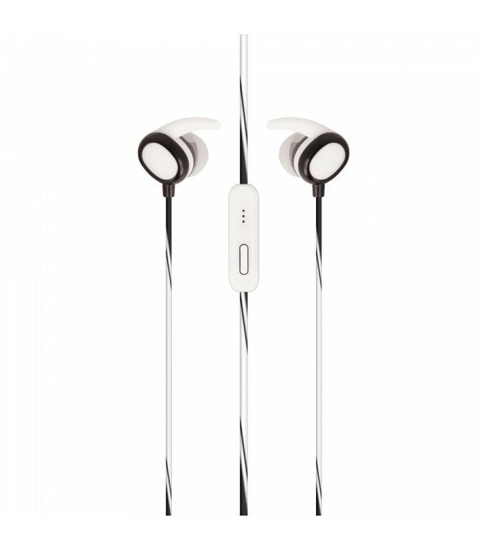 Setty - Stereo Headset 3.5mm Jack - Black/White