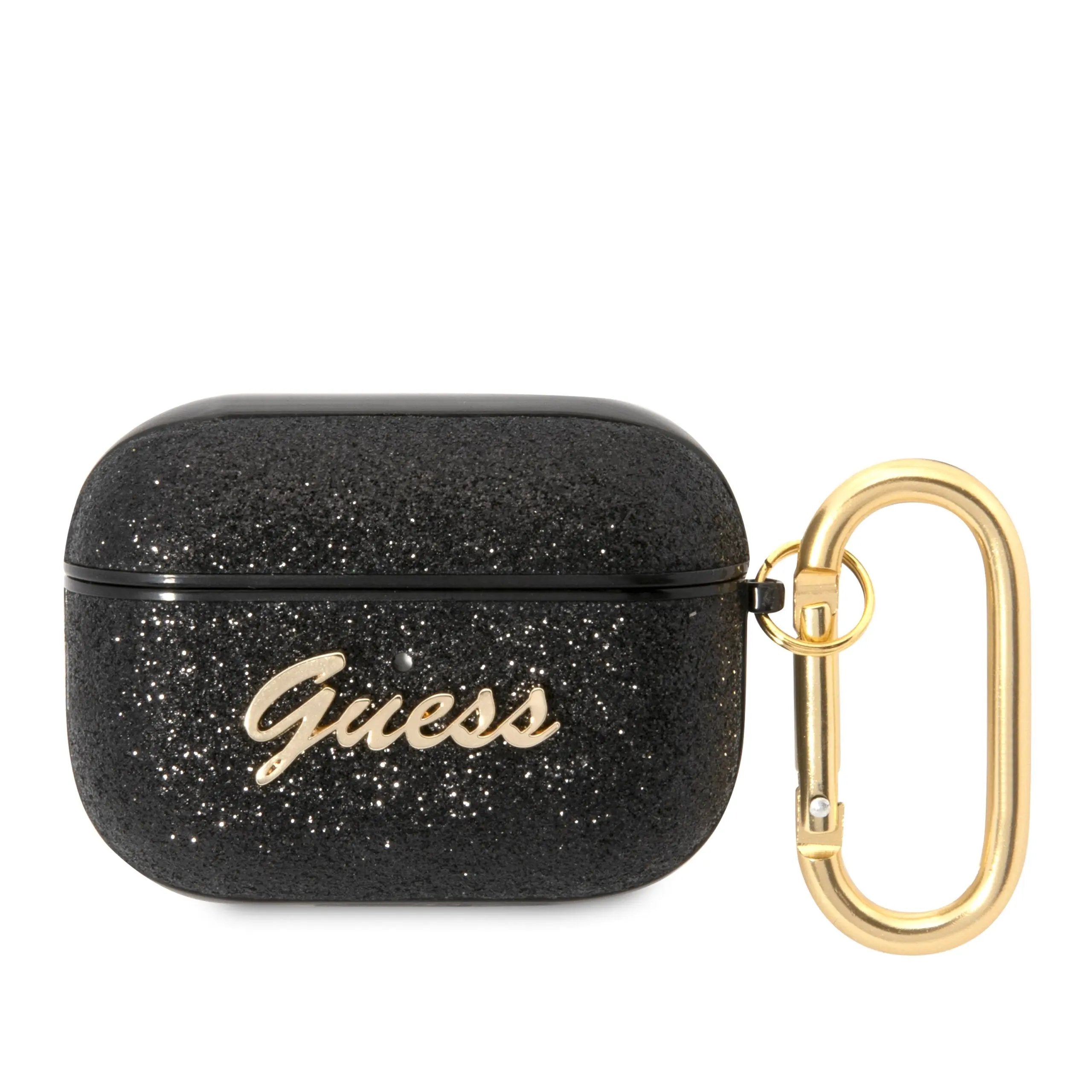 Guess Glitter Flakes Case Θήκη Προστασίας Απο Σιλικόνη Για Apple Airpods Pro (glitter Black) – PhoneBazaar
