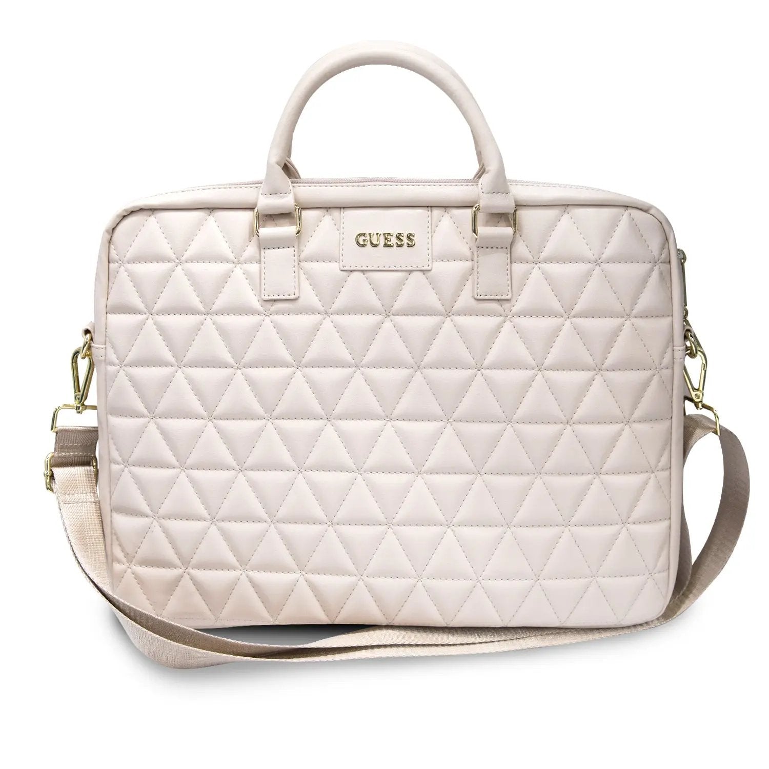 Guess Quilted Computer Bag Τσαντα Καταλληλη Για Laptop 15" (pink για Gucb15qlpk) – PhoneBazaar