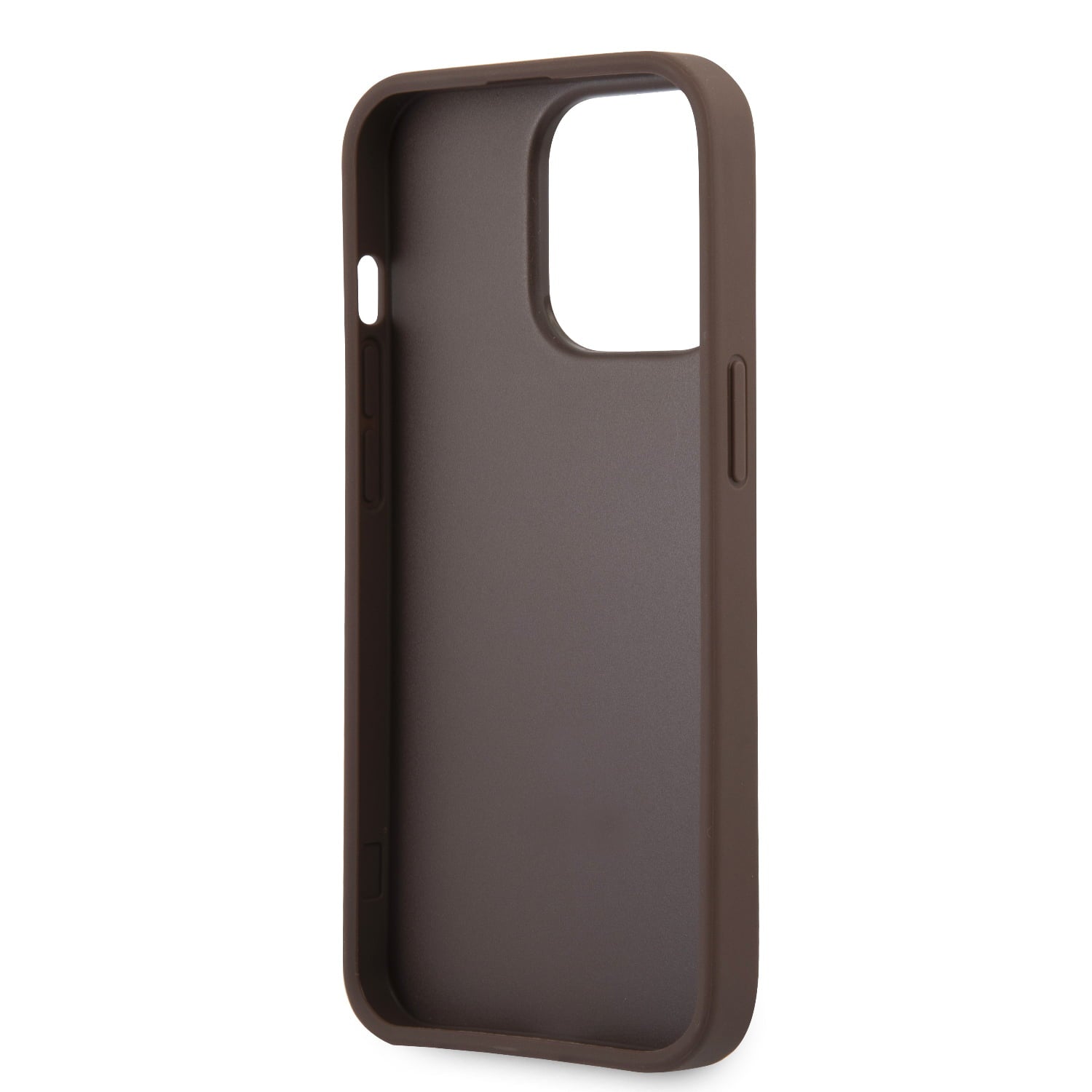 Guess "4G Logo Collection" Printed Stripe Θήκη προστασίας από δερματίνη – iPhone 13 Pro (Καφέ)