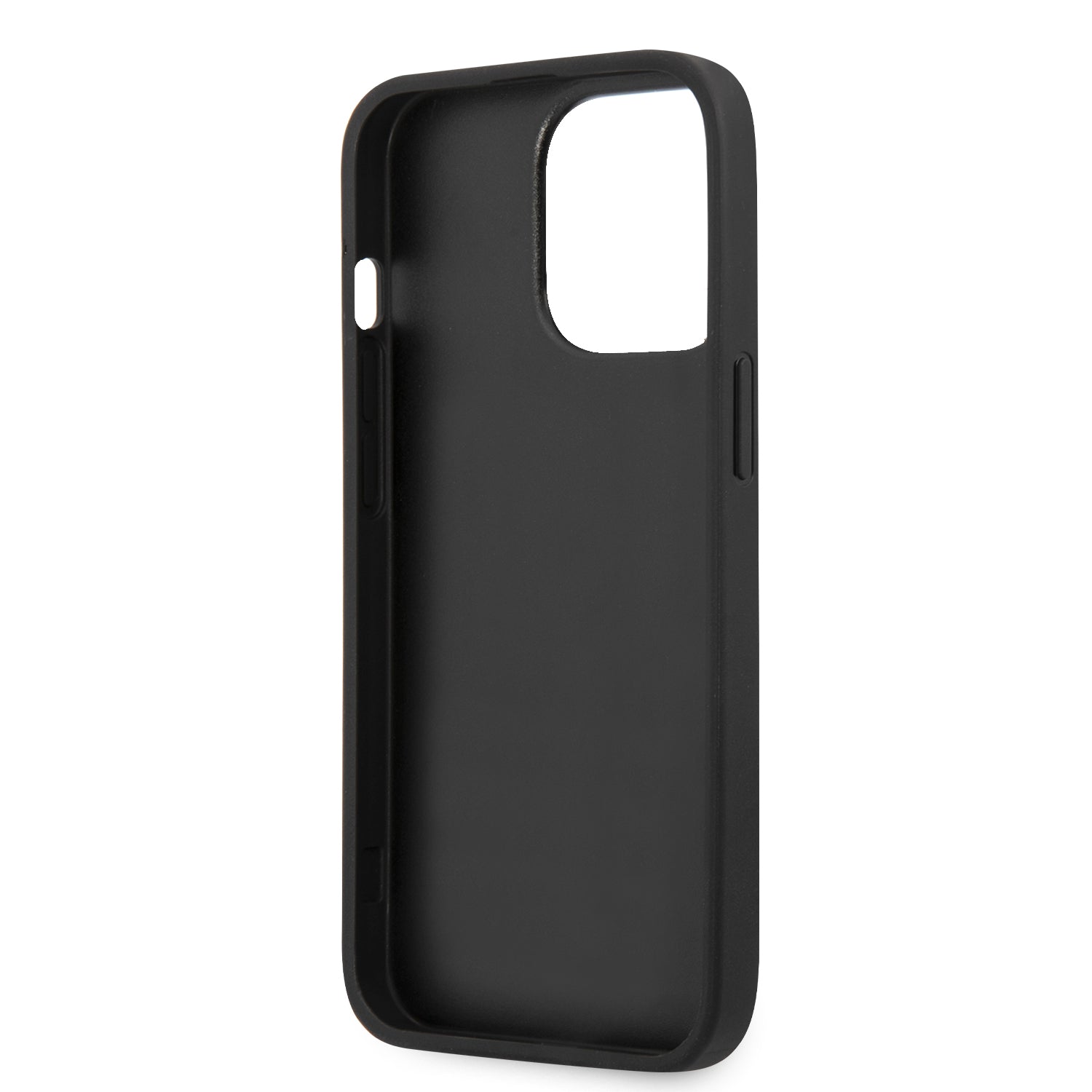 Guess "4G Logo Ring Collection" Hard Case PU Leather Θήκη προστασίας από δερματίνη – iPhone 13 Pro (Black)