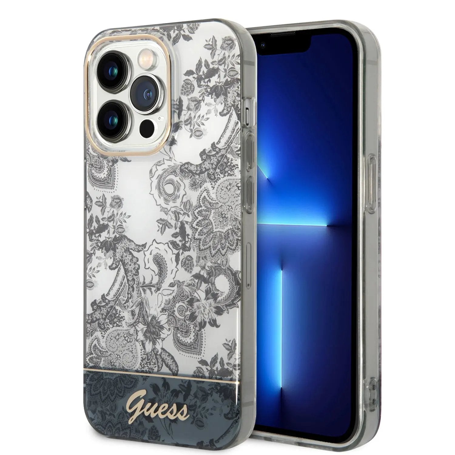 Guess "porcelain Collection" Hard Case Θήκη Προστασίας Απο Σκληρο Πλαστικο – Iphone 14 Pro Max (γκρι για Guhcp14xhgplhg) – PhoneBazaar