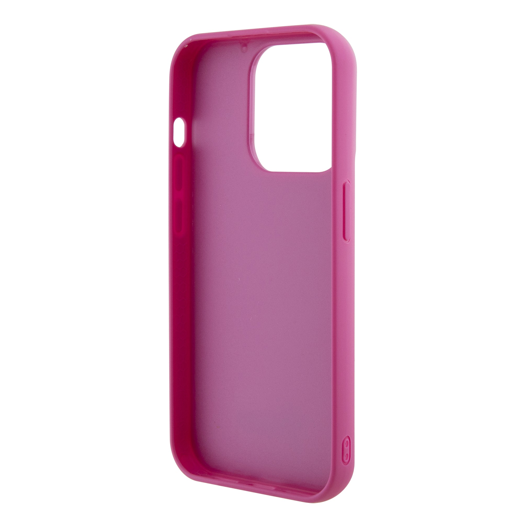 Guess "Sequin Script Metal" Hard Case iPhone 15 Pro (Fuchsia – GUHCP15LPSFDGSF)