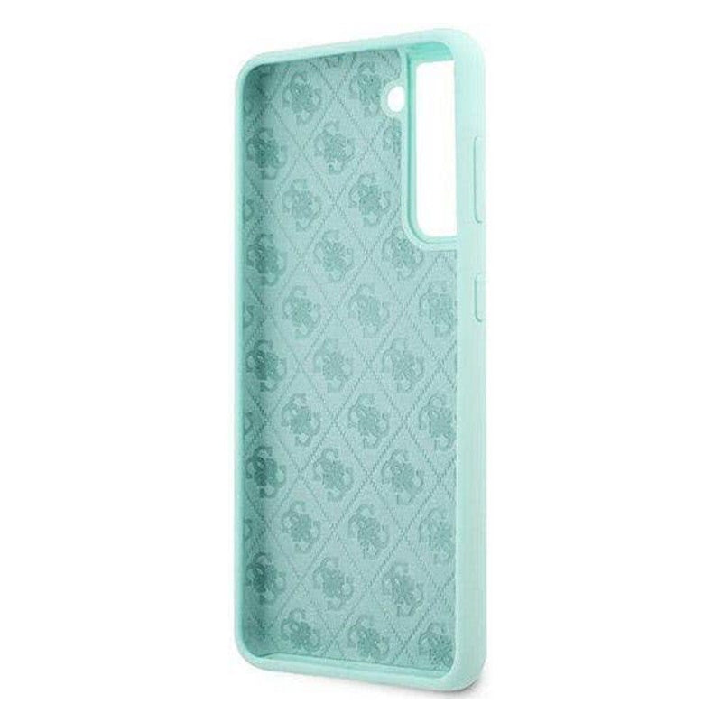 Guess "Vintage Script Logo Collection" Σκληρή Θήκη προστασίας από σιλικόνη – Samsung Galaxy S21 Ultra 5G (Γαλάζιο)
