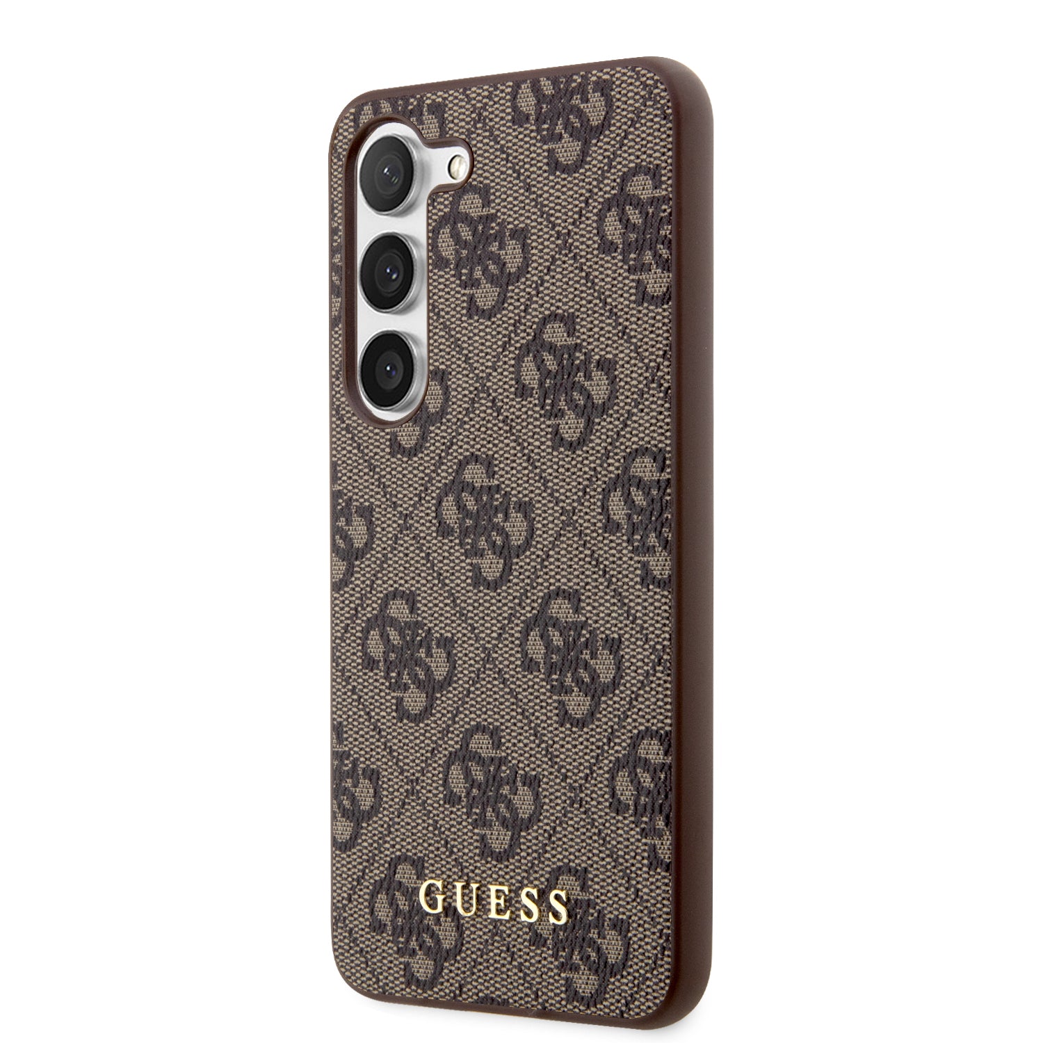 Guess “4G  Metal Gold Logo Collection” Θηκη Προστασιας "Saffiano" – Samsung Galaxy S23 S911 (Καφέ)