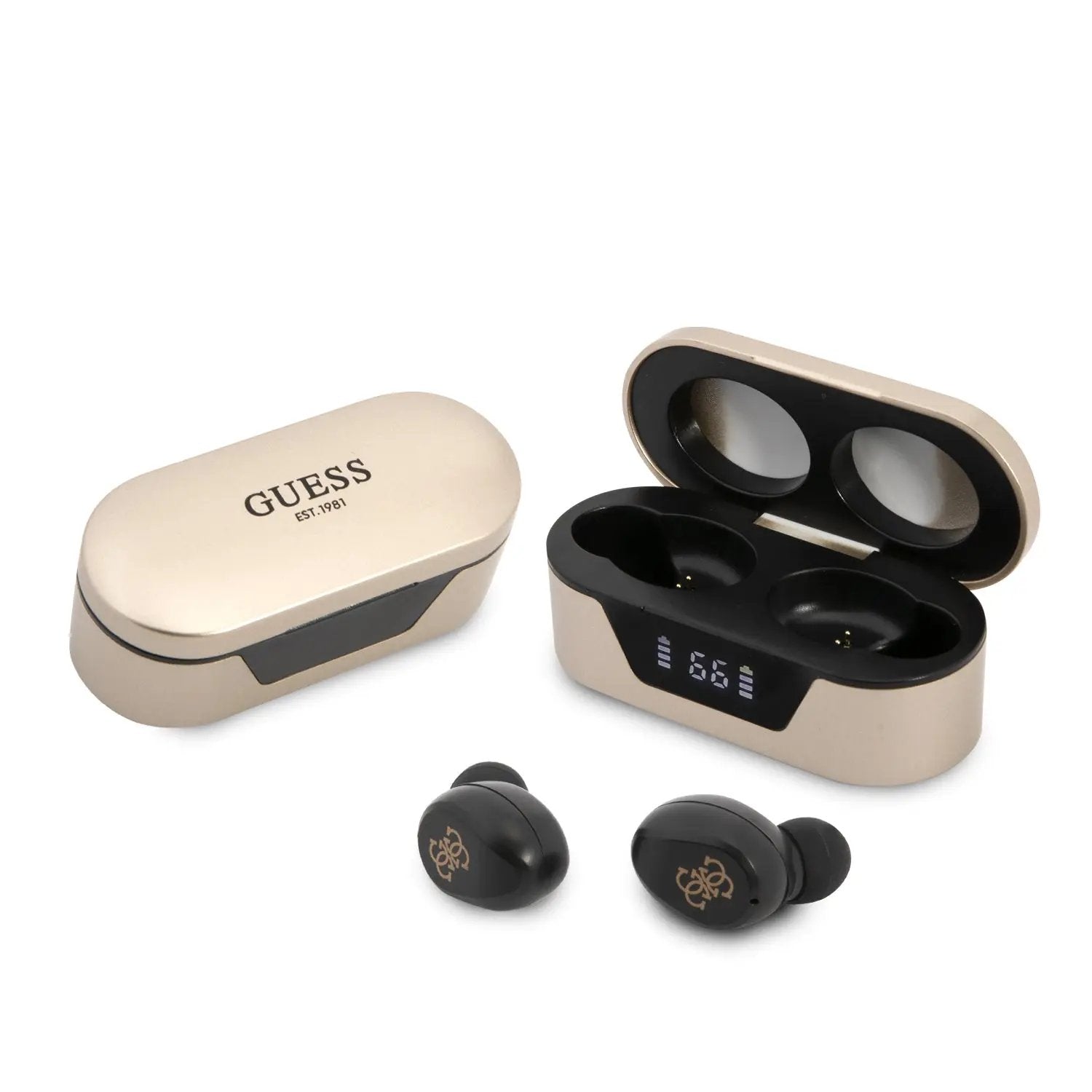 Guess Bluetooth Stereo Headset 5.0 True Wireless Ασύρματα Ακουστικά & Θήκη Φορτισης (gold για Gutwst31ed) – PhoneBazaar