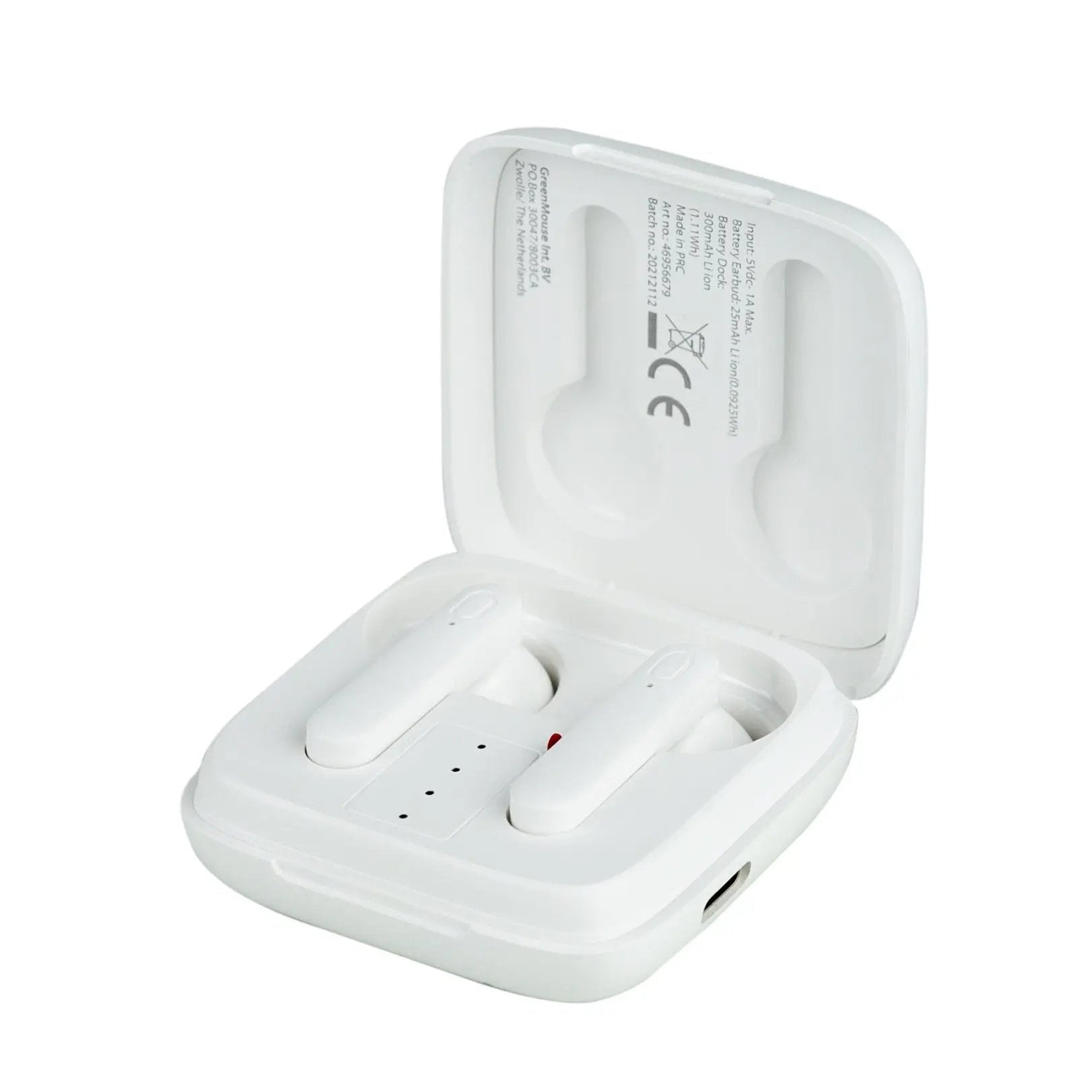 GreenMouse Bluetooth True Wireless Ακουστικά σε λευκό χρώμα – 46956679 – PhoneBazaar