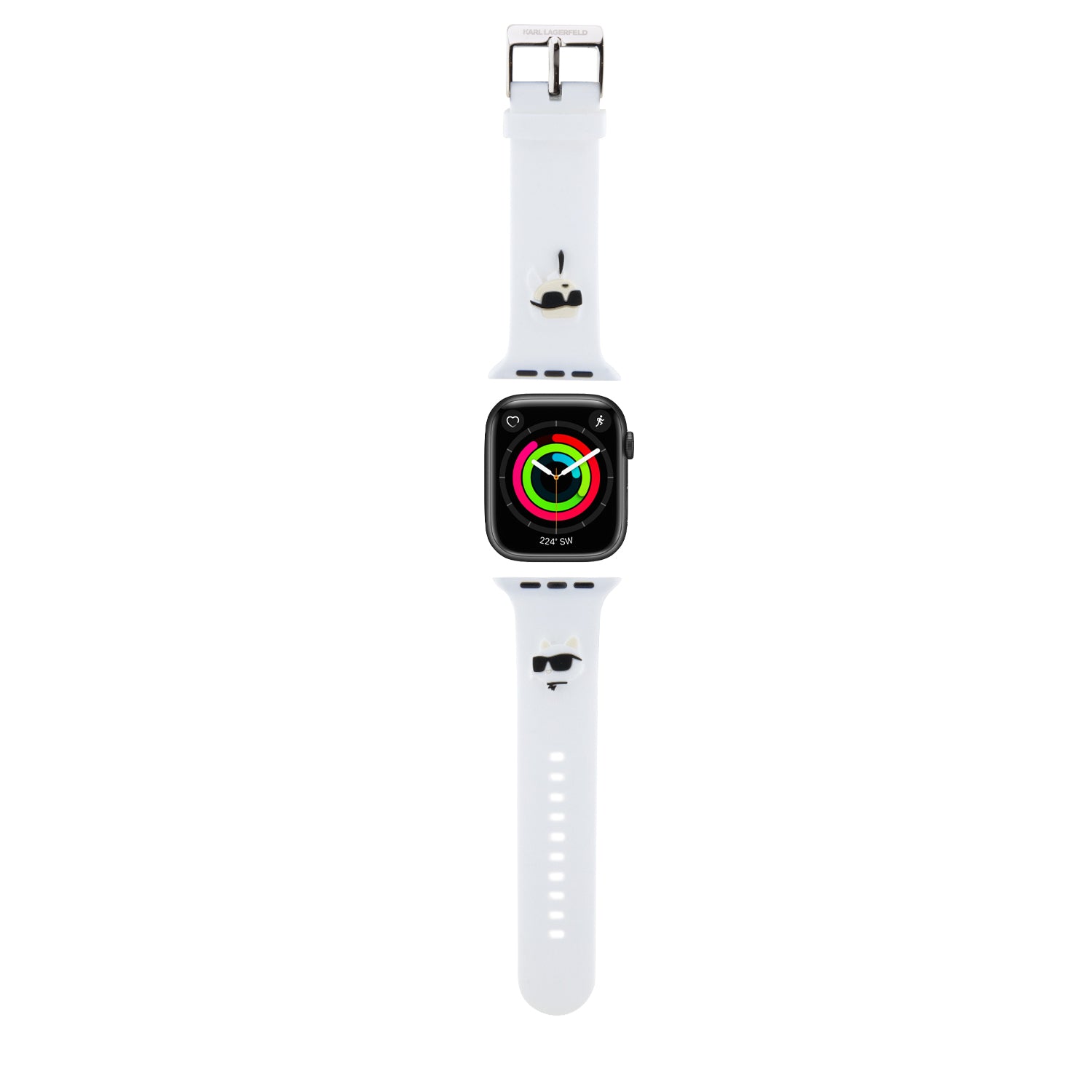 Karl Lagerfeld “karl & Choupete’s Head” Collection Λουράκι Για Apple Watch 4/5/6/7/se 42/44/45mm (λευκο – Klawlslkcnh) – PhoneBazaar