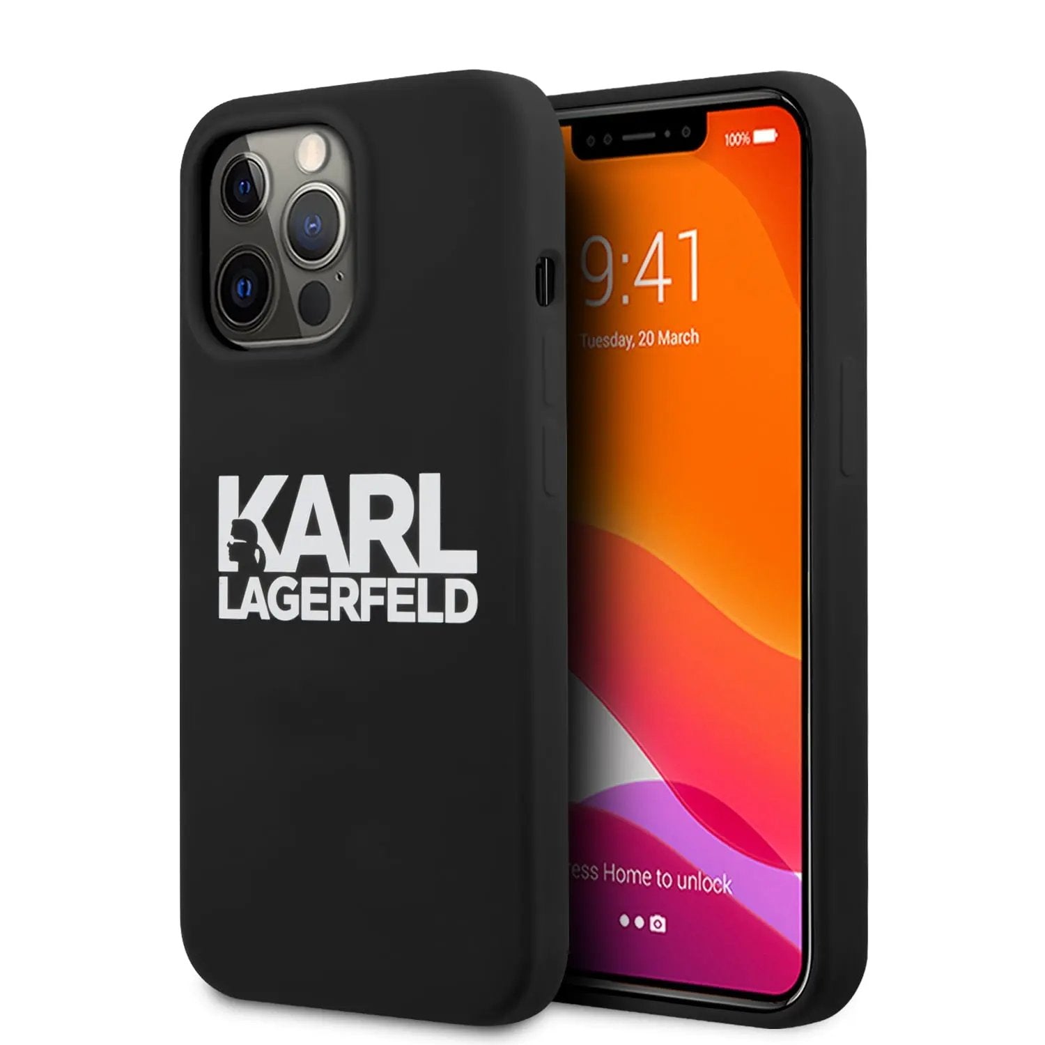 Karl Lagerfeld Hard Case Stack Logo Back Θήκη προστασίας – iPhone 13 Pro (Black) – PhoneBazaar