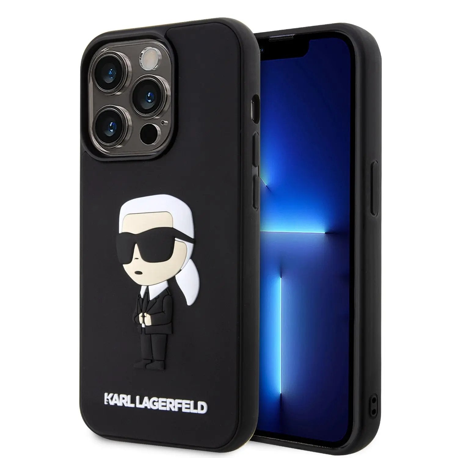 Karl Lagerfeld 3d Rubber Case Karl’s Head Θήκη Προστασίας Απο Σιλικόνη – Iphone 13 Pro Max (μαυρο – Klhcp13x3drkink) – PhoneBazaar