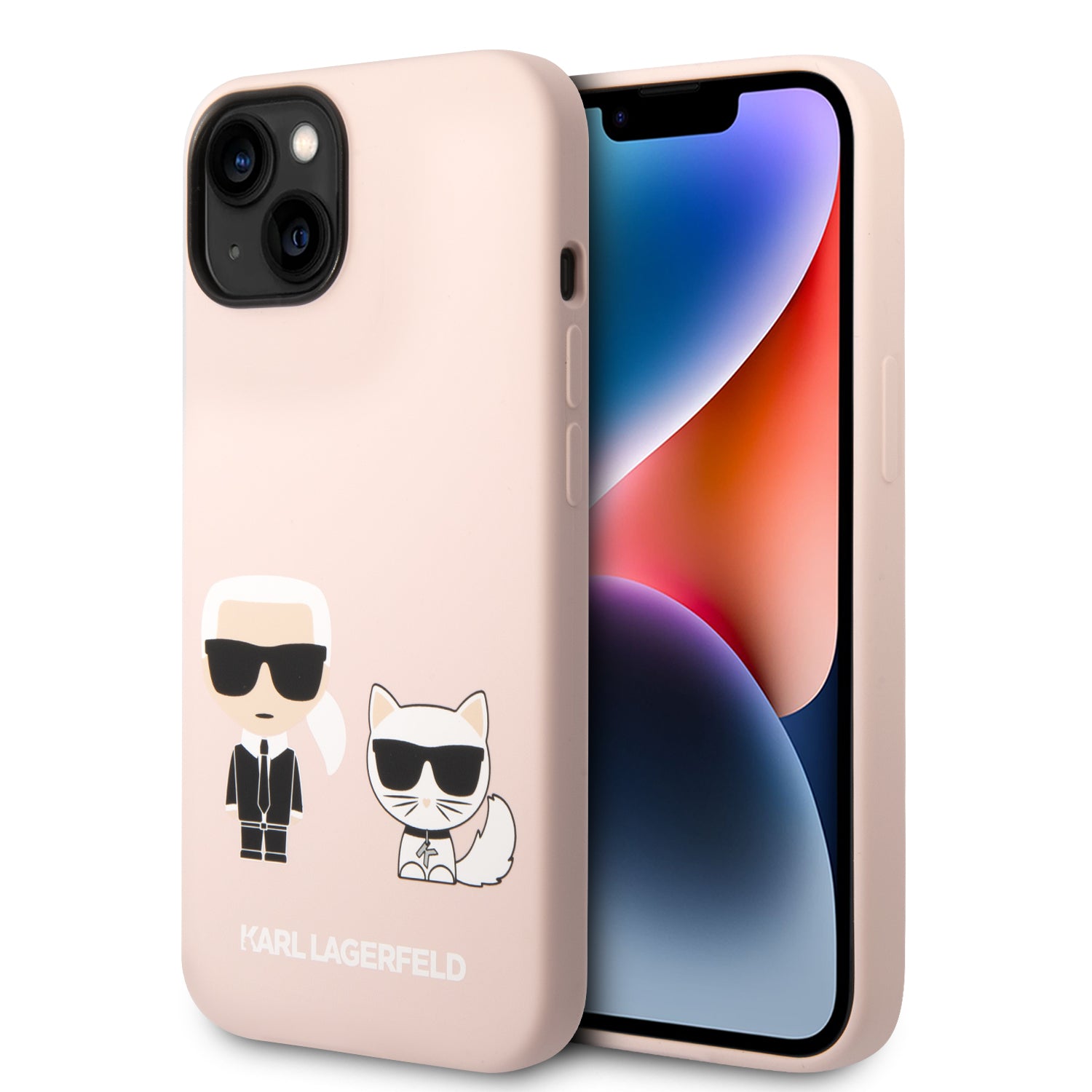 Karl Lagerfeld Silicone Case Karl+Choupette Θήκη προστασίας από σιλικόνη – iPhone 14 Plus (Light Pink – KLHCP14MSSKCI) – PhoneBazaar
