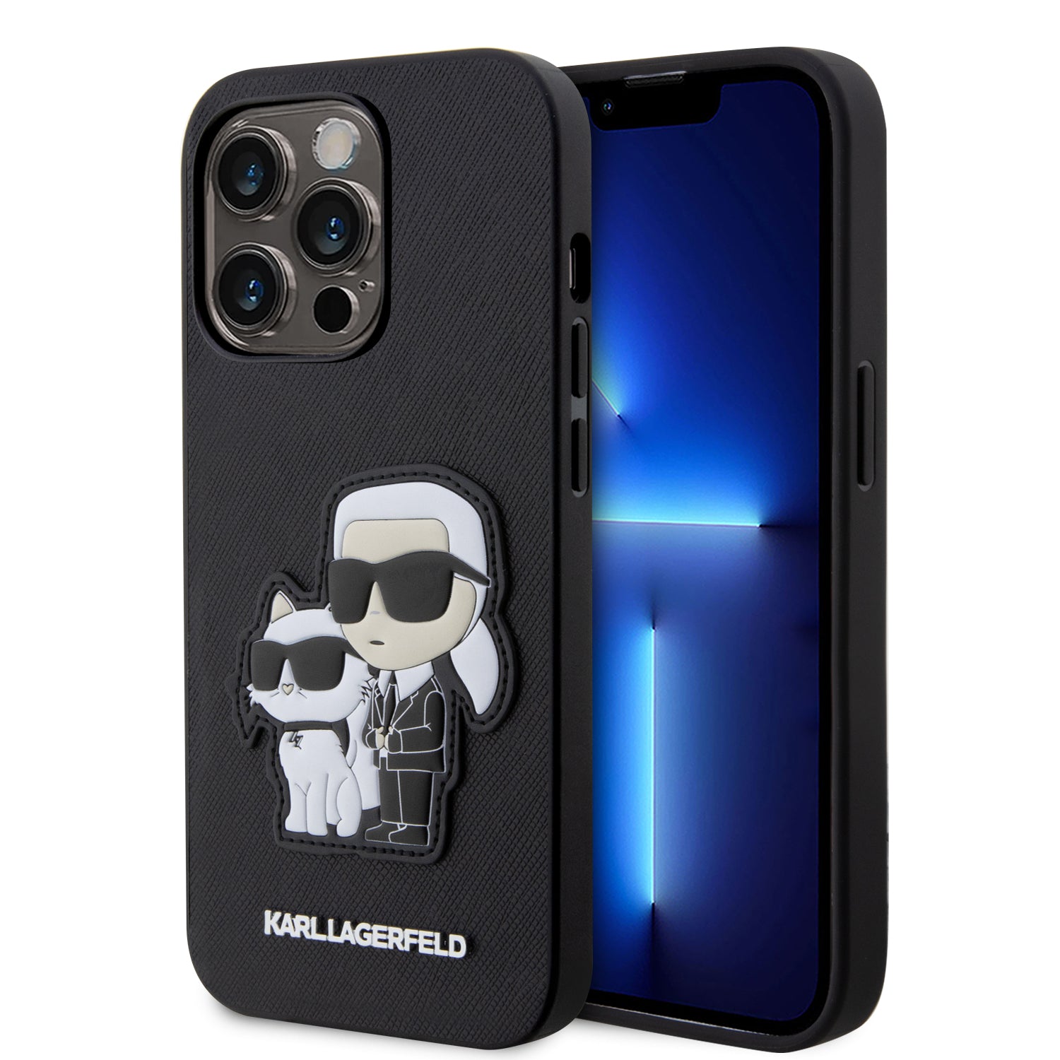 Karl Lagerfeld Karl + Choupette Patch Saffiano Case Θήκη Προστασίας Απο Δερματινη – Iphone 14 Pro Max (black – Klhcp14xsankcpk) – PhoneBazaar