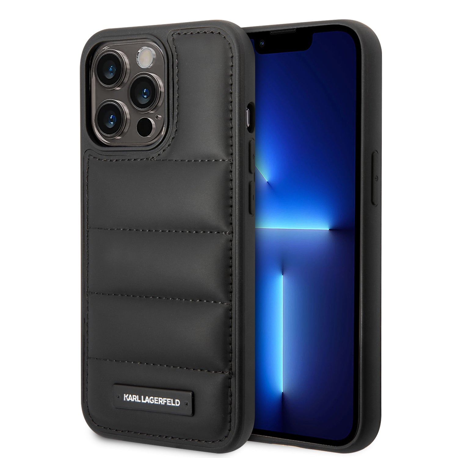 Karl Lagerfeld Puffy Elongated Logo Case Θήκη Προστασίας Απο Σκληρο Πλαστικο Και Tpu – Iphone 15 Pro (μαυρο – Klhcp15lpsqak) – PhoneBazaar