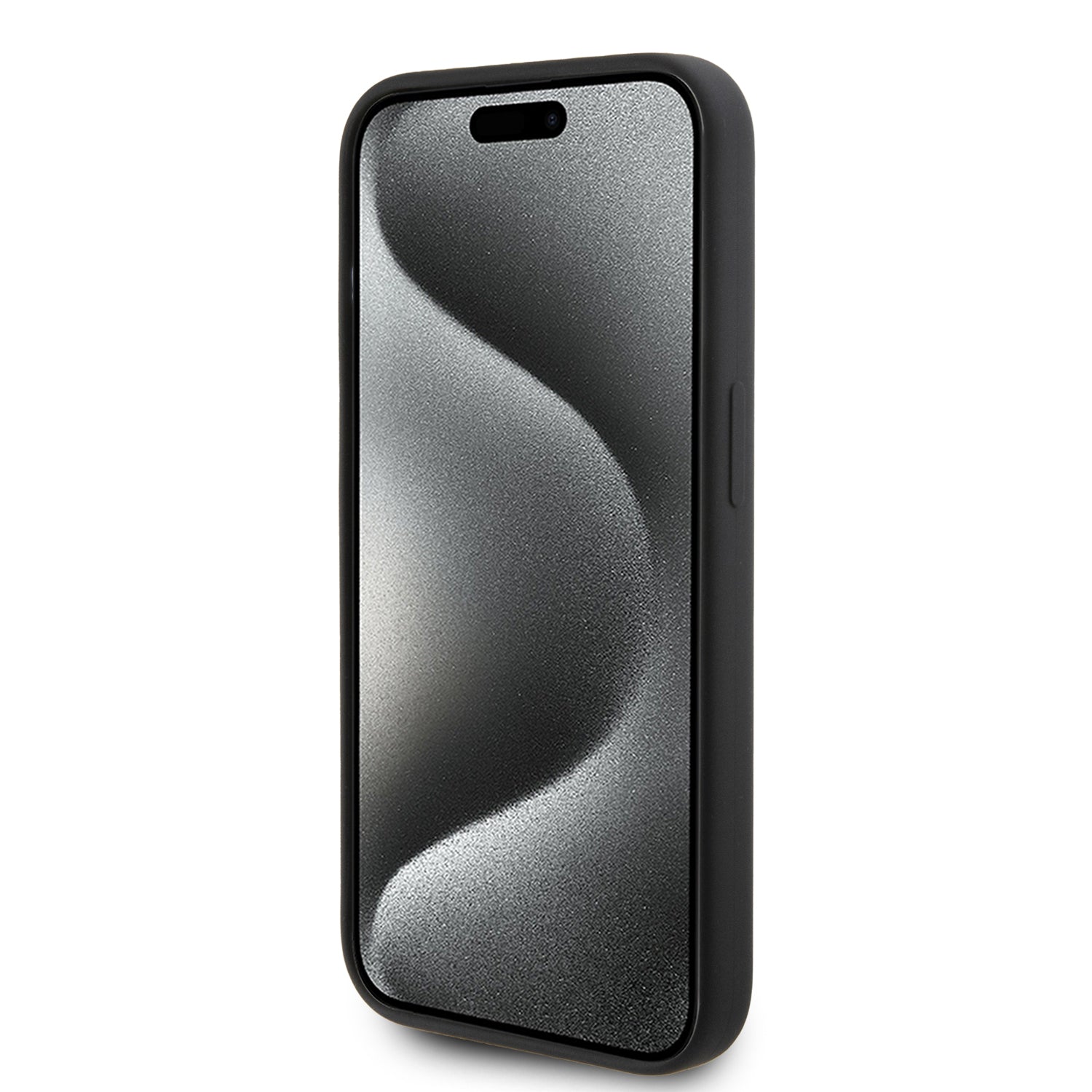 Karl Lagerfeld Crossbody Ikonik Hard Case Θήκη προστασίας από σιλικόνη – iPhone 15 (Black – KLHCP15SSCBSKNK)
