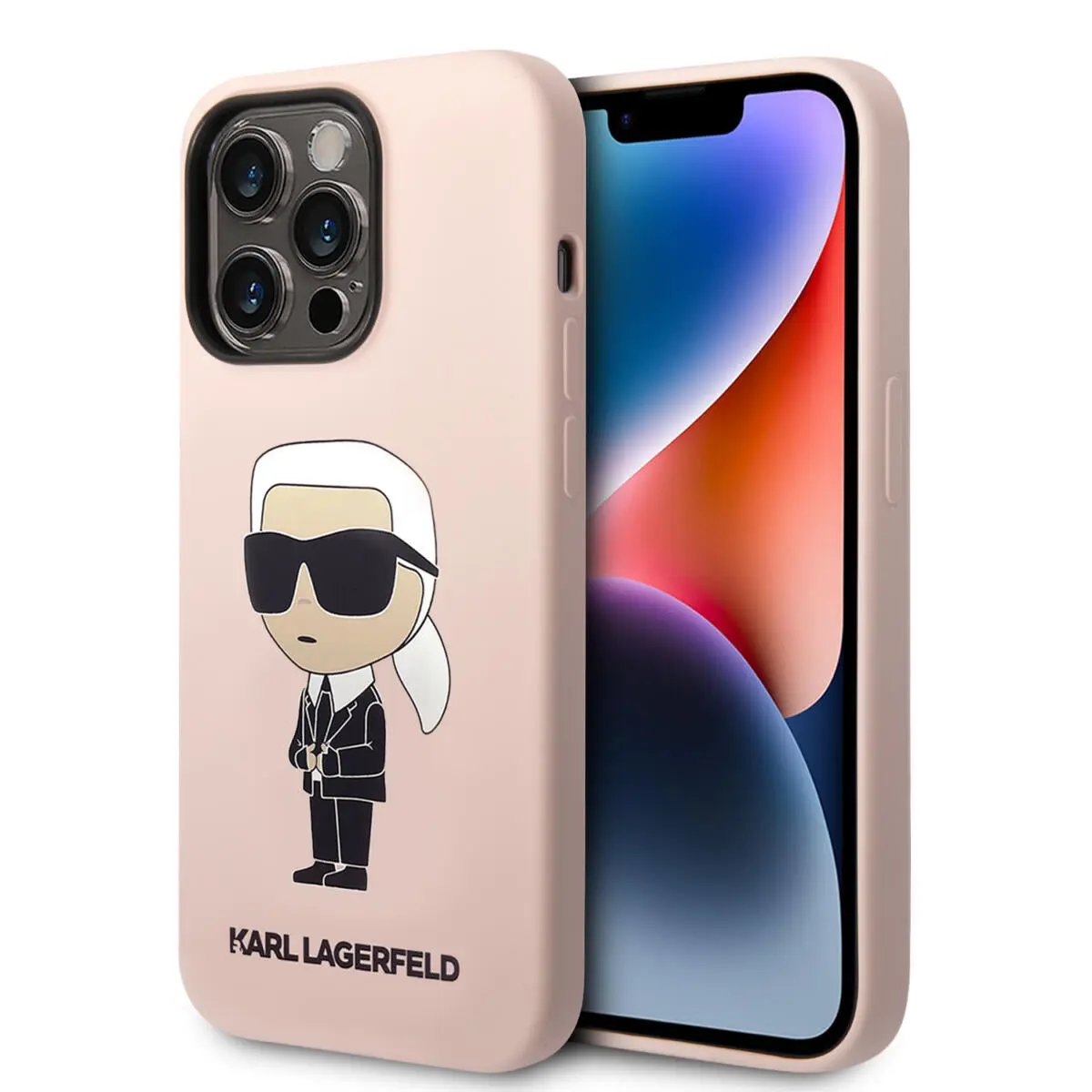 Karl Lagerfeld Nft Ikonik Magsafe Silicone Case Karl Θήκη Προστασίας Με Ενσωματωμενο Δαχτυλιδι Magsafe – Iphone 14 Pro (pink) – PhoneBazaar