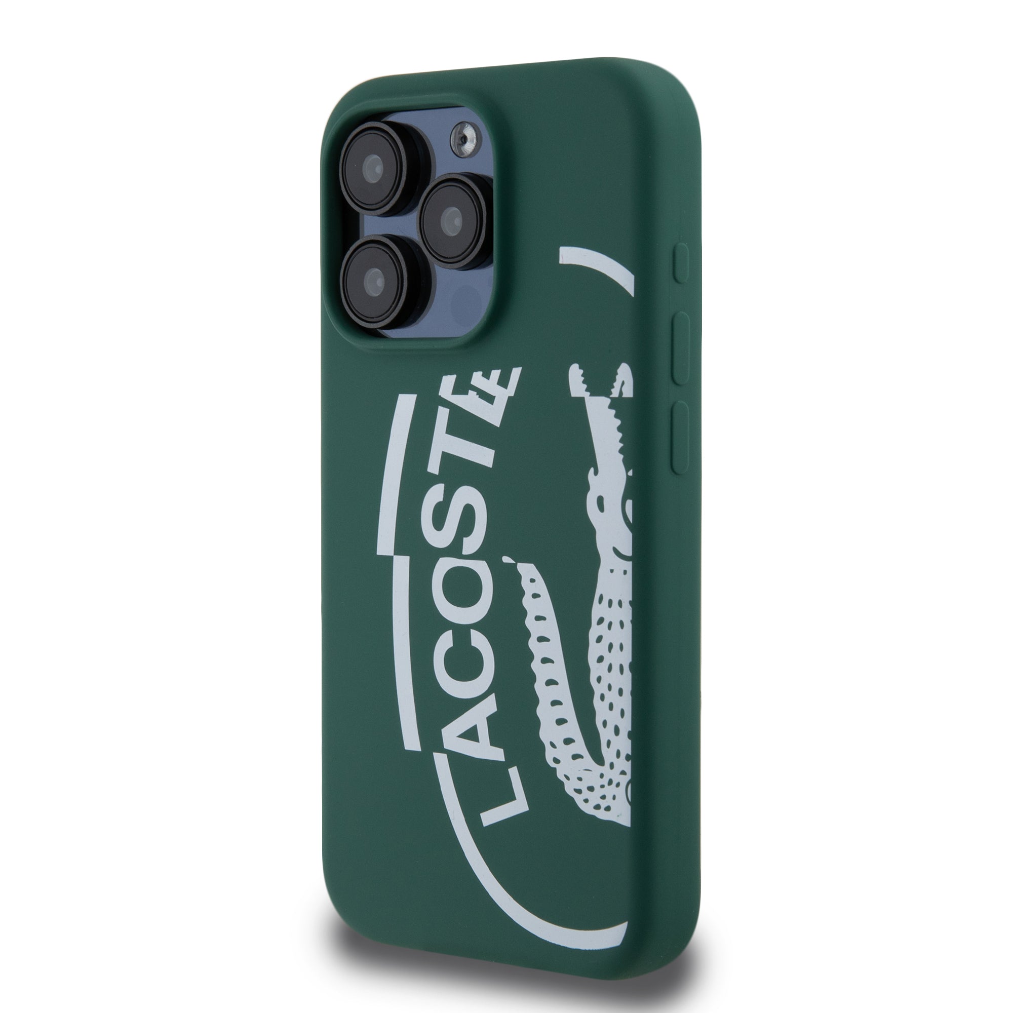 Lacoste Oval Logo Hard Case Θήκη προστασίας από Σιλικόνη για iPhone 15 Pro (Πράσινο/Λευκό)