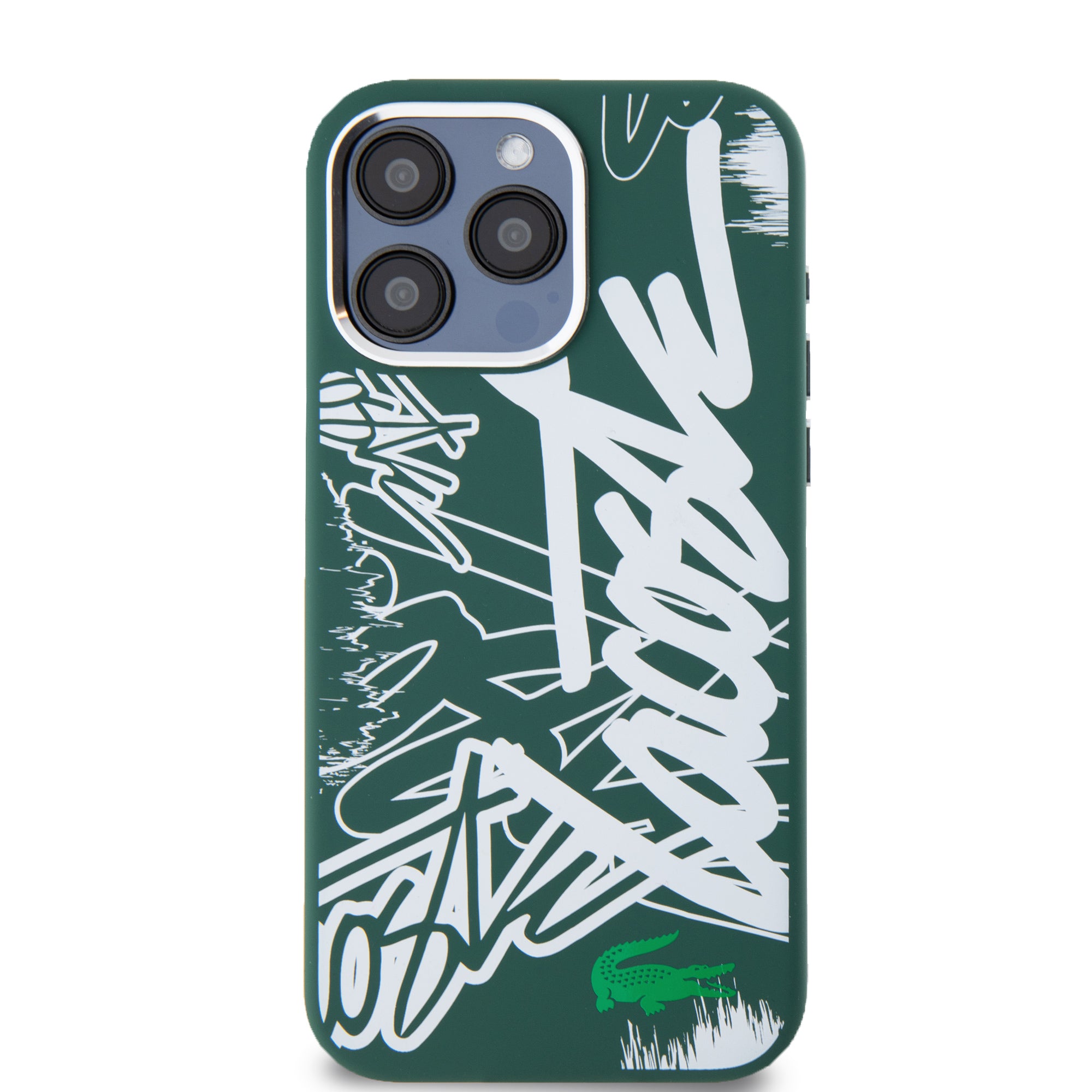 Lacoste Graffiti Hard Case Θήκη προστασίας από Liquid σιλικόνη iPhone 15 Pro Max (Πράσινο/Λευκό)