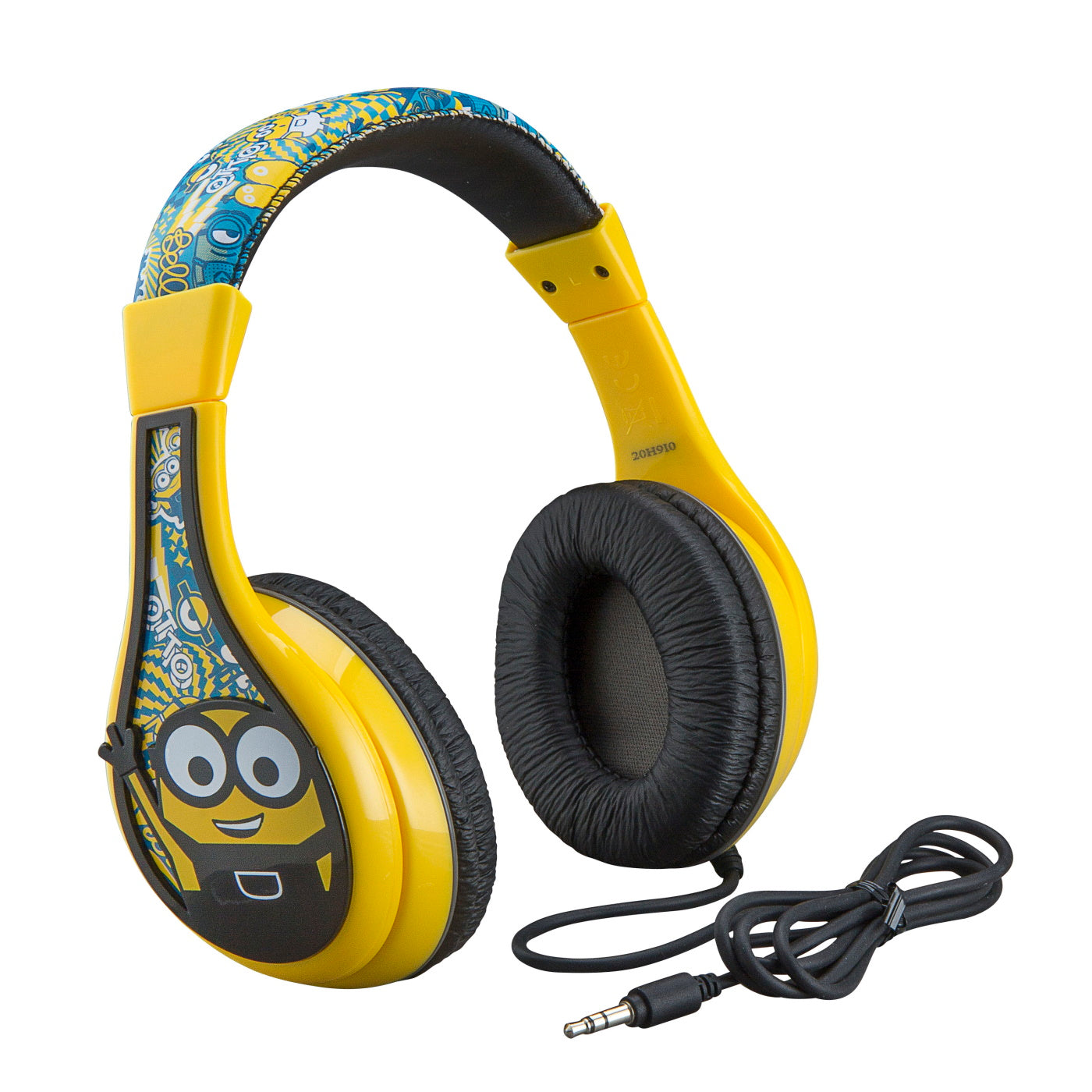 eKids Minions Ενσύρματα Ακουστικά με ασφαλή μέγιστη ένταση ήχου για παιδιά και εφήβους (MS-140) (Κίτρινο/Μαύρο)