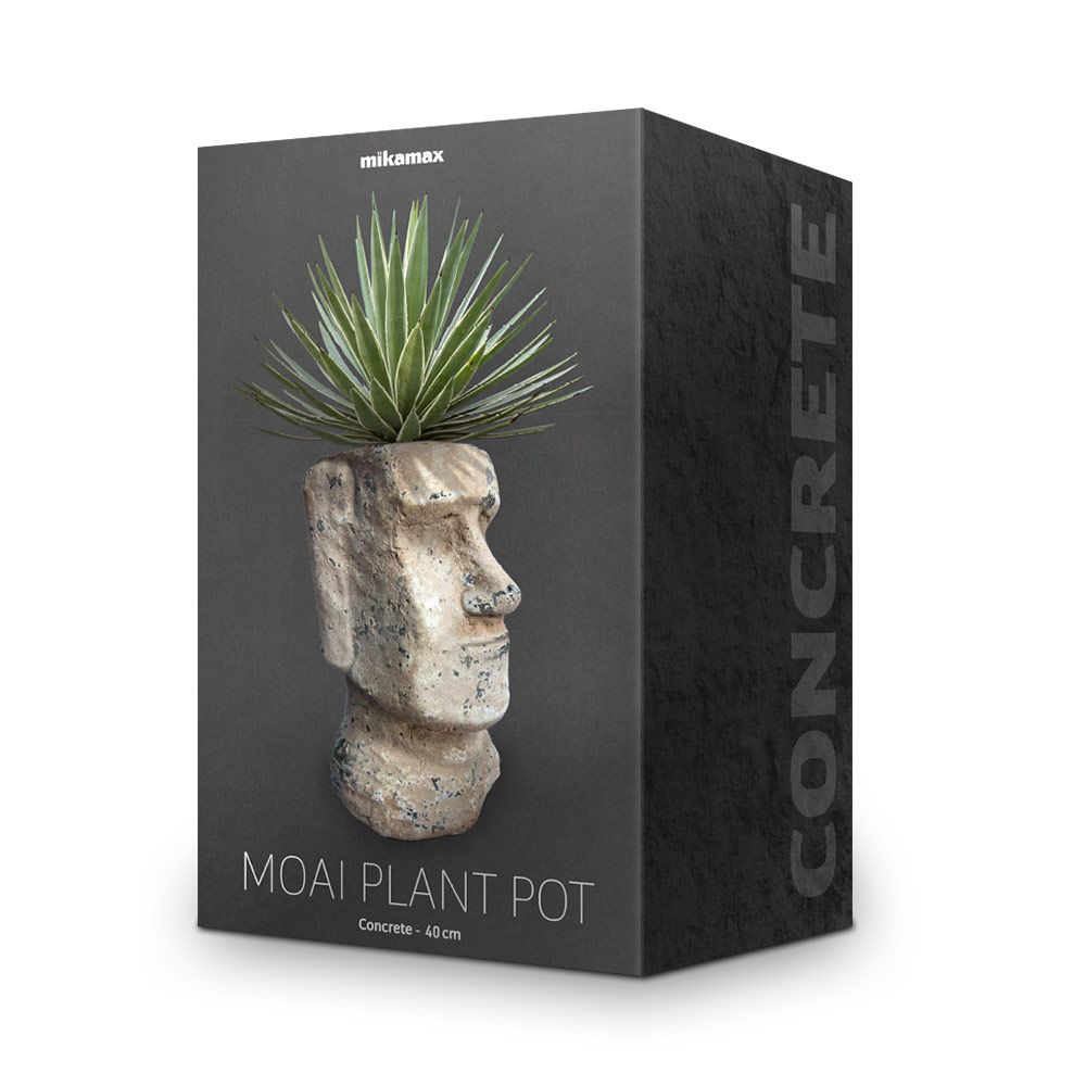 Γλάστρα Moai – Εντυπωσιακή Προσθήκη για το Σπίτι και τον Κήπο σας