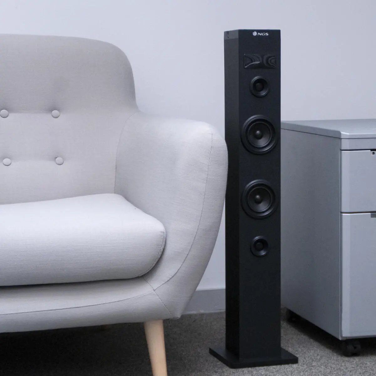 NGS Sky Charm Ηχείο δαπέδου ισχύος 50W σε μαύρο χρώμα – PhoneBazaar