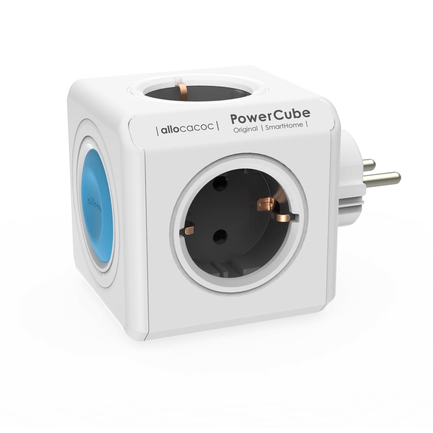 Allocacoc® PowerCube |Original SmartHome| Τηλεχειριζόμενο Πολύπριζο 4 θέσεων για Γκρι για 10751/DEORSH – PhoneBazaar