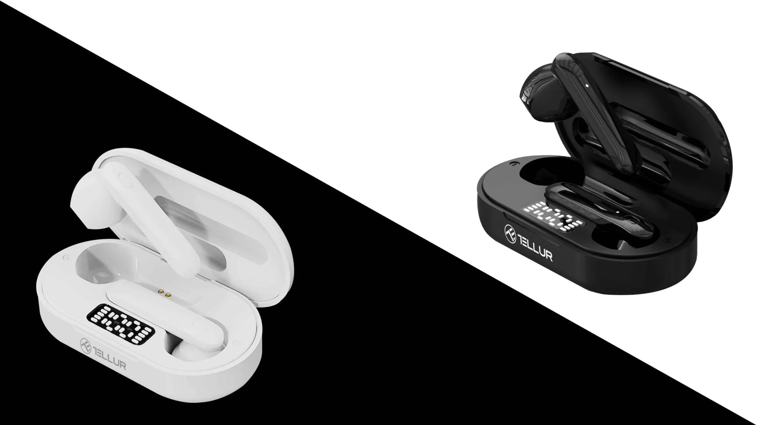 Tellur Flip Bluetooth True Wireless Headphones Ασύρματα Ακουστικά Bluetooth TWS – Black
