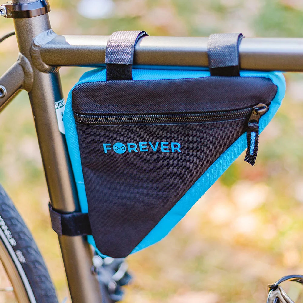 Forever Bike Bag Under The Frame – Τσάντα Υποπλαισίου Ποδηλάτου FB-100 (Μαύρο / Μπλε)