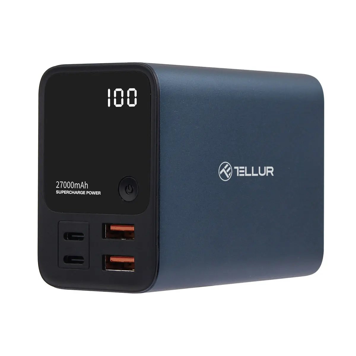 Tellur Ultra Pro Powerbank PD903 27.000mAh σε μπλε χρώμα με 2xUSB-A & 2xUSB-C θύρες φόρτισης (TLL158391) – PhoneBazaar