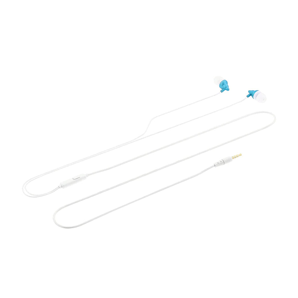 Tellur Magiq In-Ear Headphones Ακουστικά  Με Υφασμάτινη Θήκη σε Μπλέ Χρώμα (TLL162222)