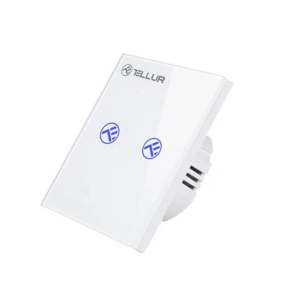 Tellur WiFi Switch 2 Ports 1800W Έξυπνος διακόπτης WiFi 2 θυρών σε λευκό (TLL331491) – PhoneBazaar