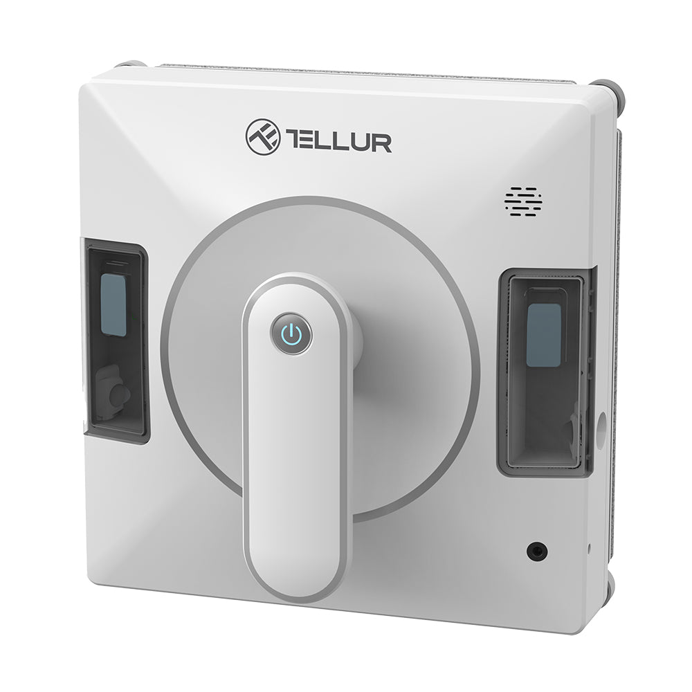 Tellur Smart WiFi Ρομπότ Καθαρισμού Τζαμιών RWC02, 72W, με 2 Δεξαμενές Νερού & Αντιολισθητική Προστασία – Λευκό