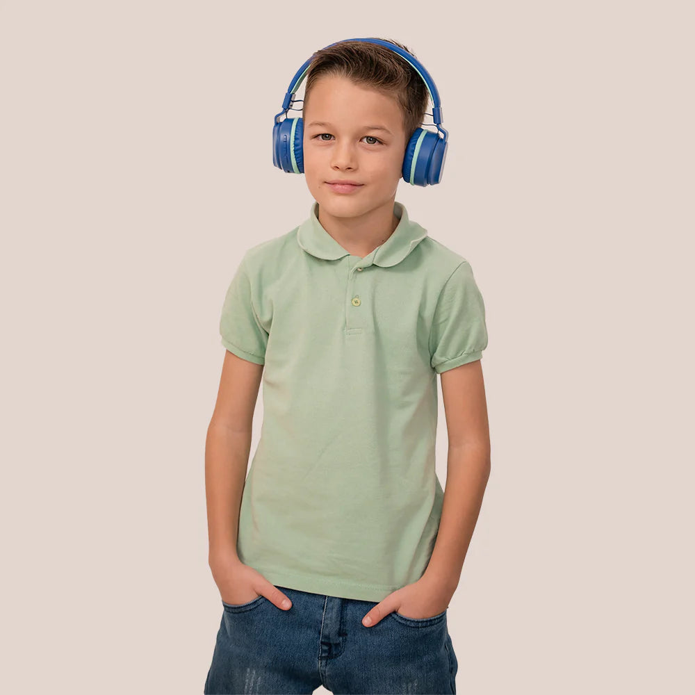 Tellur Buddy Over‑Ear Bluetooth Ακουστικά για Παιδιά, Bluetooth 5.3 – Μπλε