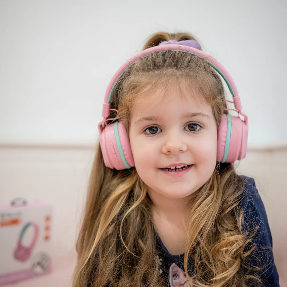 Tellur Buddy Over‑Ear Bluetooth Ακουστικά για Παιδιά, Bluetooth 5.3 – Ροζ