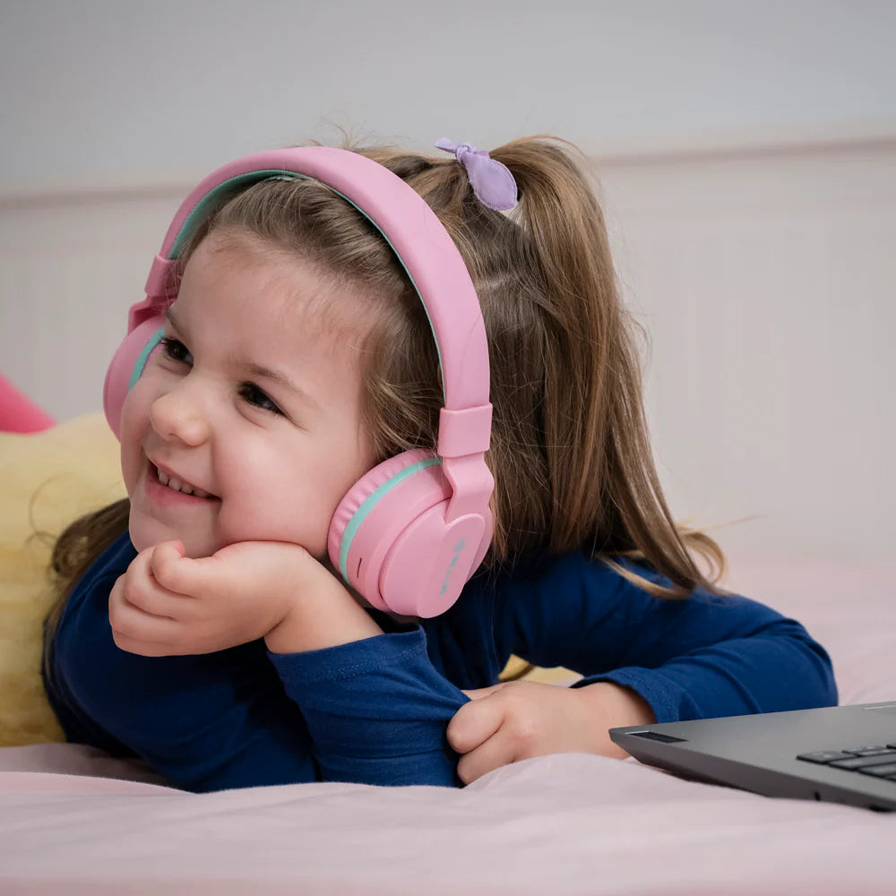 Tellur Buddy Over‑Ear Bluetooth Ακουστικά για Παιδιά, Bluetooth 5.3 – Ροζ