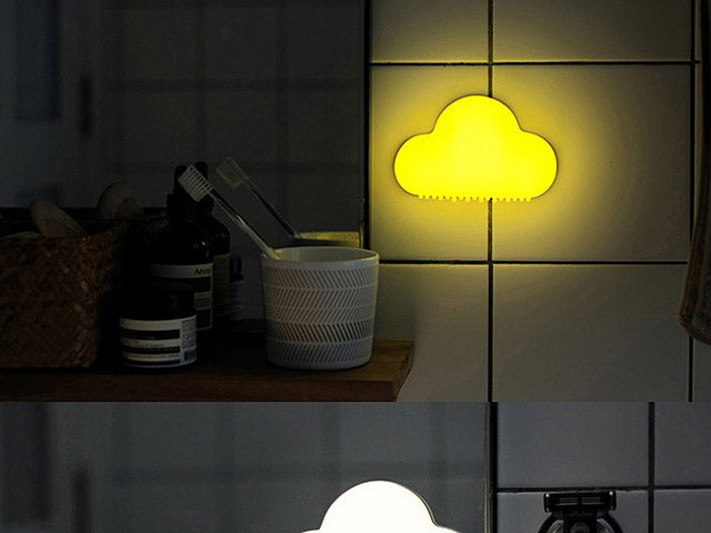 Designnest® NightLamp Cloud |MUID| Φωτάκι νυκτός συννεφάκι με ηχητική ενεργοποίηση (κίτρινο)