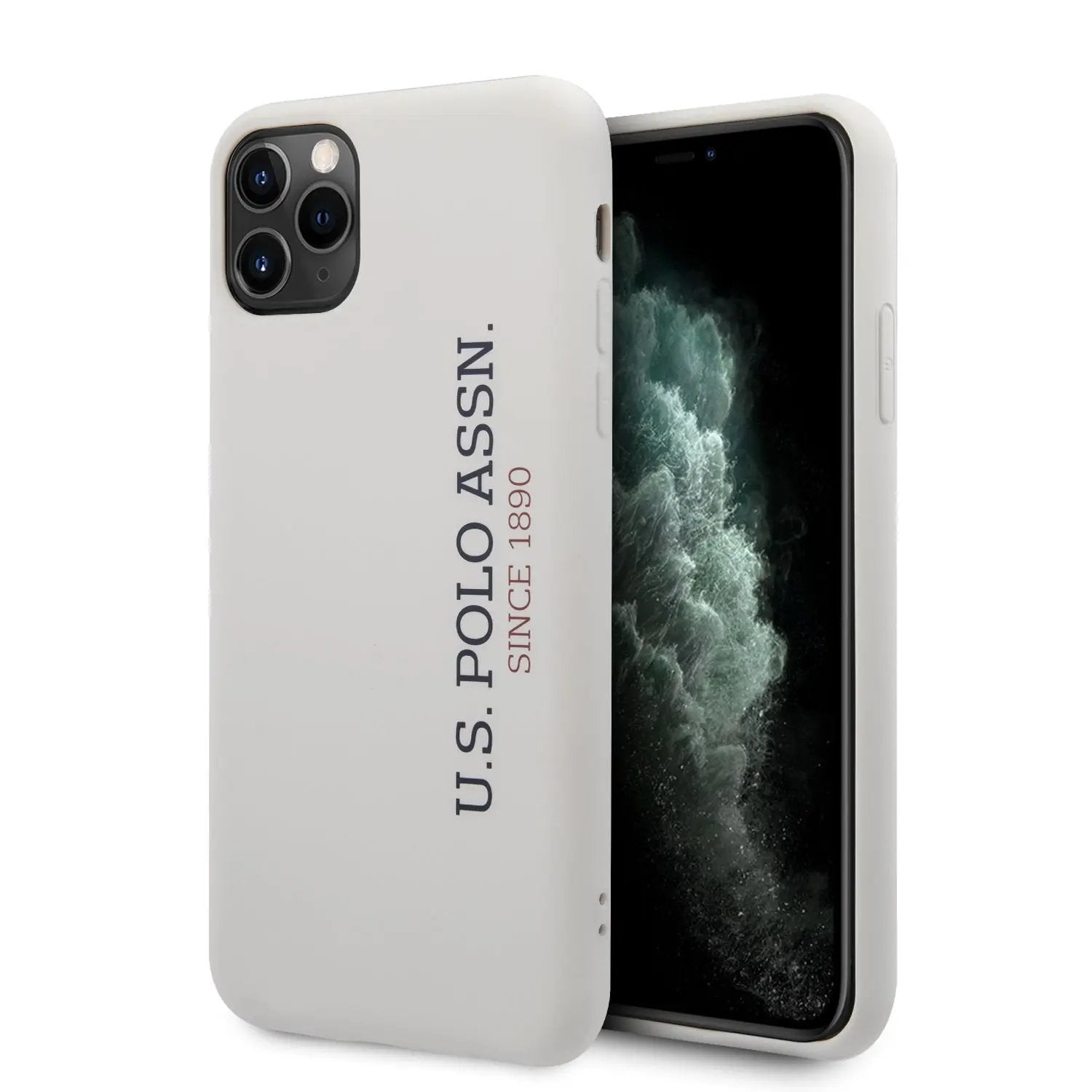 U.S. Polo Assn. “Silicone Effect Logo Collection” Θήκη προστασίας από σιλικόνη – iPhone 11 Pro Max (Λευκό – USHCN65SLWHV2) – PhoneBazaar