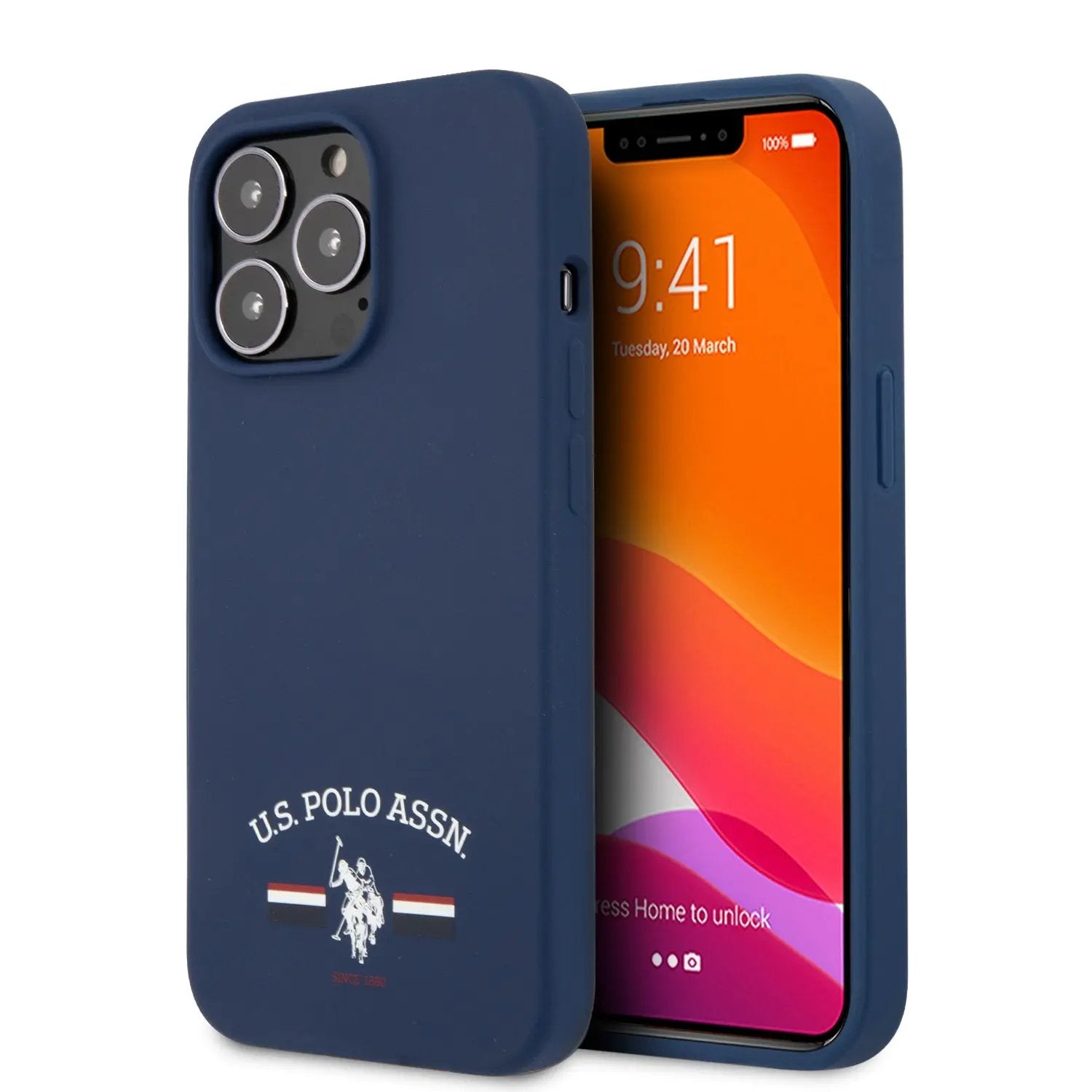 U.s. Polo Assn. “fl. Logo Collection” Θήκη Προστασίας Απο Σιλικόνη – Iphone 13 Pro Max (navy Blue – Ushcp13xsfgv) – PhoneBazaar