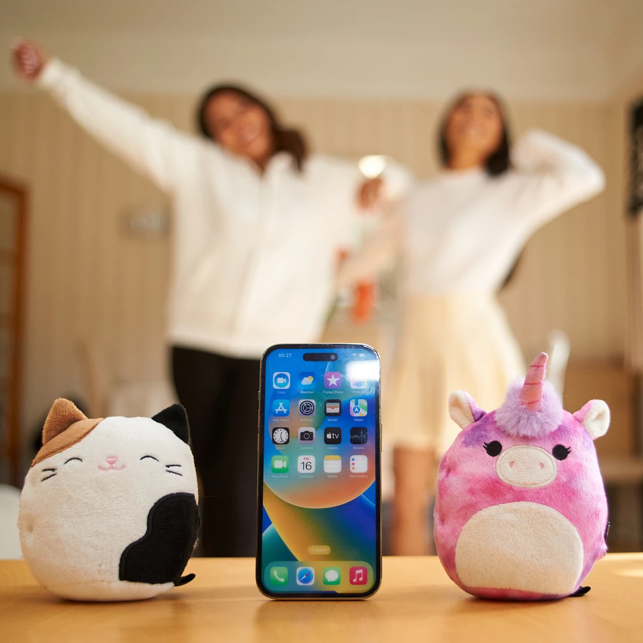 Lazerbuilt Squishmallows Cam the Cat – Plush Speaker Bluetooth Ηχείο με Λούτρινη Υφή