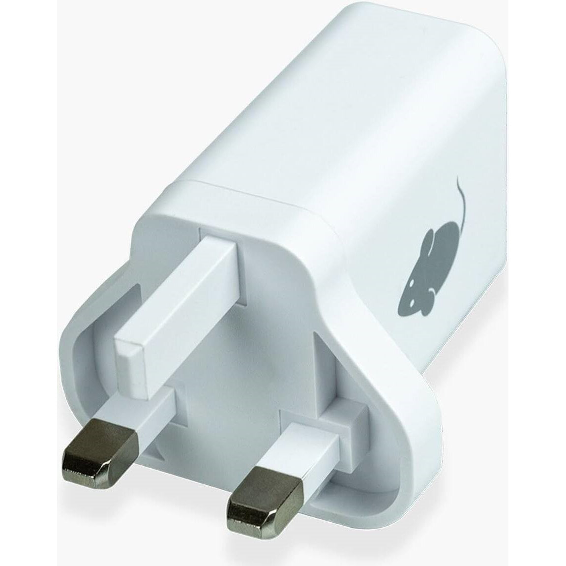 GREEN MOUSE - USB/USB-C Wall Charger - UK Plug