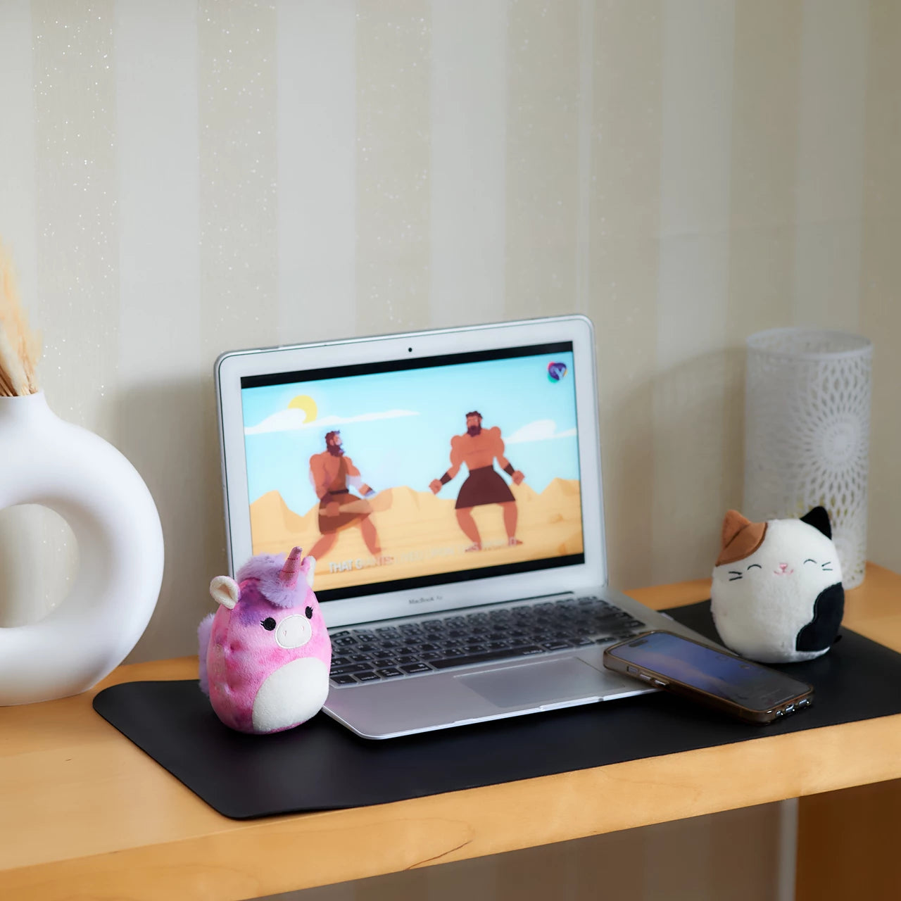 Lazerbuilt Squishmallows Cam the Cat – Plush Speaker Bluetooth Ηχείο με Λούτρινη Υφή