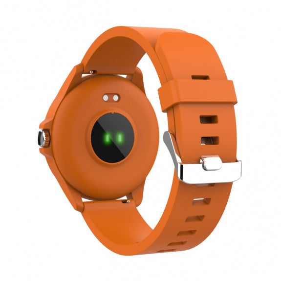 Forever Smartwatch με παλμογράφο Colorum CW-300 xOrange σε πορτοκαλί χρώμα