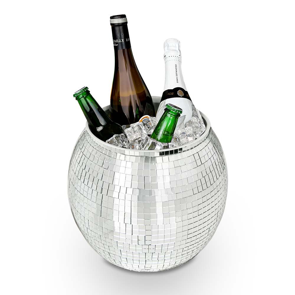 Disco Ball Ice Bucket  Gold - Κουβάς Πάγου Ντισκομπάλα – Προσθέστε Λάμψη στα Πάρτι σας