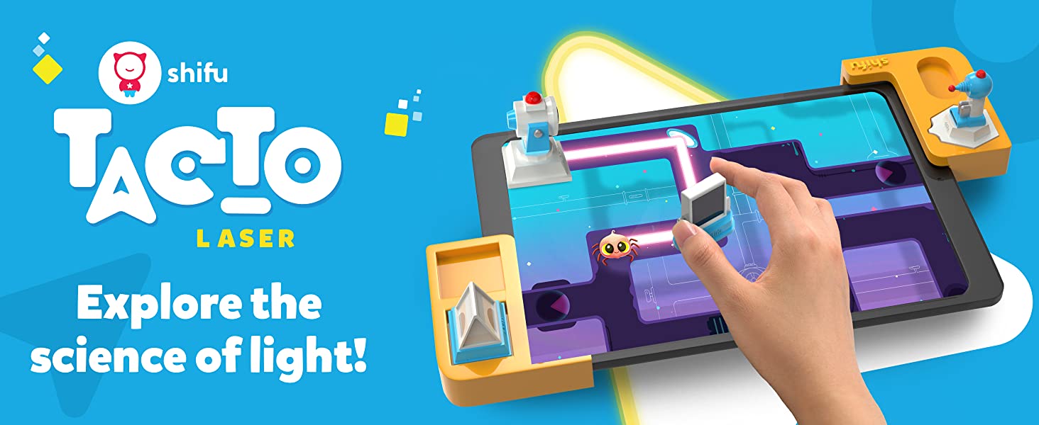 Plugo Tacto Laser by PlayShifu Σύστημα παιδικού παιχνιδιού που μετατρέπει το tablet σας σε Διαδραστικό Επιτραπέζιο Παιχνίδι